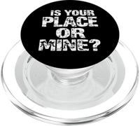 C'EST CHEZ TOI OU CHEZ MOI ? Typographie audacieuse PopSockets PopGrip pour MagSafe