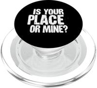 C'EST CHEZ TOI OU CHEZ MOI ? Typographie audacieuse PopSockets PopGrip pour MagSafe