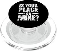 C'EST CHEZ TOI OU CHEZ MOI ? Typographie audacieuse PopSockets PopGrip pour MagSafe