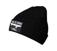 C'est comme Ça Que Je Fais du Skateboard Homme Femme Bonnet À Revers Bonnet d'hiver Doux Bonnets Tricoté Classique Bonnets De Ski pour Cyclisme Quotidien Patinage
