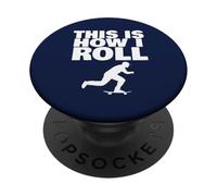 C'est comme ça Que Je Fais du Skateboard PopSockets PopGrip Adhésif