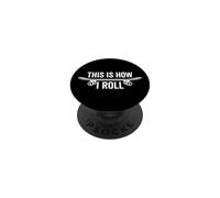 C'est comme ça Que Je Fais du Skateboard Skateboarder Skater Funny PopSockets PopGrip Adhésif