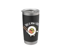 C'est comme ça que je roule un joli jeu de mots de sushi de Gobelet isotherme en acier inoxydable double paroi