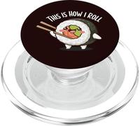 C'est comme ça Que Je Roule Un Joli Jeu de Mots de Sushi de PopSockets PopGrip pour MagSafe