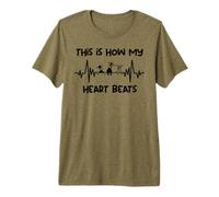 C'est comme ça Que Mon cœur Bat comme des chèvres T-Shirt Haut de Gamme