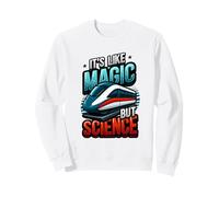 C'est comme de la Magie mais de la Science, la Physique, Le Train Maglev Sweatshirt