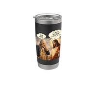 C'est comme s'ils n'écoutaient pas du tout Jésus satire politique Gobelet isotherme en acier inoxydable double paroi