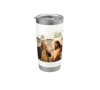 C'est comme s'ils n'écoutaient pas du tout Jésus satire politique Gobelet isotherme en acier inoxydable double paroi