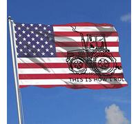 C'est comment je roule Funny Farmer ou Farming Tractor Flag 3x5 Ft Single Side Print Welcome Family Flag Banner