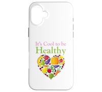 C'est Cool d'être en Bonne santé - Aimez végétalien, Animal végétarien et Paix Coque pour iPhone 16 Plus