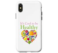 C'est Cool d'être en Bonne santé - Aimez végétalien, Animal végétarien et Paix Coque pour iPhone X/XS