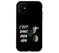 C'est dans Mon ADN Cadeau Patriote Algérien Drapeau Algérie Coque pour iPhone 11