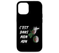 C'est dans Mon ADN Cadeau Patriote Algérien Drapeau Algérie Coque pour iPhone 12/12 Pro