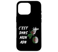 C'est dans Mon ADN Cadeau Patriote Algérien Drapeau Algérie Coque pour iPhone 16 Pro