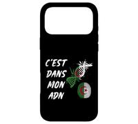 C'est dans Mon ADN Cadeau Patriote Algérien Drapeau Algérie Coque pour iPhone 17 Pro Max