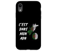 C'est dans Mon ADN Cadeau Patriote Algérien Drapeau Algérie Coque pour iPhone XR