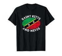 C'est dans Mon ADN Drapeau de Saint-Kitts-et-Nevis T-Shirt Graphique avec Valeur