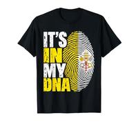 C'est dans Mon ADN Drapeau du Vatican Empreinte Digitale T-Shirt