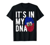 C'est dans Mon ADN Drapeau National haïtien Haïti Pride Heritage T-Shirt Graphique avec Valeur