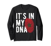 C'est dans Mon ADN Drapeau National marocain Patrimoine des Fans du Maroc Manche Longue