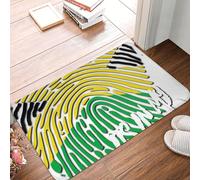 C'est dans Mon Adn, Fier Jamaïcain Tapis De Bain Doux Paillasson Intérieur Antidérapant Welcome Paillassons pour Couloir Chambre Extérieur 40X60Cm