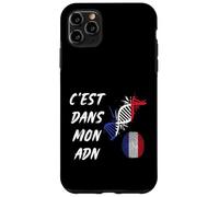 C'est dans Mon ADN Patriote Français France Drapeau Français Coque pour iPhone 11 Pro Max