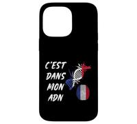 C'est dans Mon ADN Patriote Français France Drapeau Français Coque pour iPhone 14 Pro Max