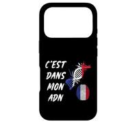 C'est dans Mon ADN Patriote Français France Drapeau Français Coque pour iPhone 17 Pro