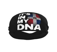 C'est dans Mon Adn, République Dominicaine Unisexe Headband Absorbe La Transpiration Bandeau Cheveux Respirant Serre Tete pour Randonnée Yoga Running