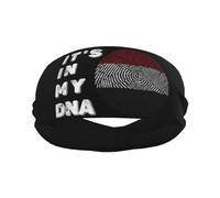 C'est dans Mon Adn, Yémen Homme Femme Headband Antidérapant Bandeau Cheveux Séchage Rapide Bandeau De Sport pour Cyclisme Football Yoga Basketball