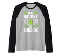 C'est de la Science des Raquettes, des Joueurs de Tennis Amusants Manche Raglan