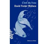 C'est de l'eau - David Foster Wallace - De L'olivier Eds - broché - Roman