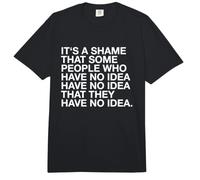 C'est dommage Que Certaines Personnes n'aient Aucune idée d'un Complot Amusant Comfort Colors Adult Heavyweight T-Shirt