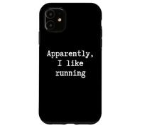 C'est drôle, apparemment, J'aime Courir. Maman, Papa, sœur, frère, Fan Coque pour iPhone 11