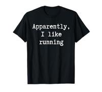 C'est drôle, apparemment, J'aime Courir. Maman, Papa, sœur, frère, Fan T-Shirt