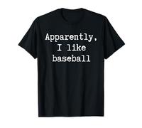 C'est drôle, apparemment, J'aime Le Baseball. Maman, Papa, sœur, frère, Fan T-Shirt