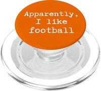 C'est drôle, apparemment, J'aime Le Football. Maman, Papa, sœur, frère, Fan PopSockets PopGrip pour MagSafe