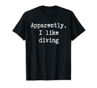 C'est drôle, apparemment, J'aime Plonger. Maman, Papa, sœur, frère, Fan T-Shirt