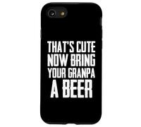 C'est drôle, C'est Mignon, Maintenant, apporte Une bière à Ton Grand-père Coque pour iPhone SE (2020) / 7/8