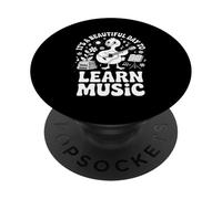 C'est drôle, C'est Une Belle journée pour Apprendre de la Musique PopSockets PopGrip Adhésif