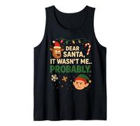 C'est drôle, Cher père Noël, ce n'était Probablement Pas Moi Débardeur