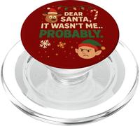 C'est drôle, Cher père Noël, ce n'était Probablement Pas Moi PopSockets PopGrip pour MagSafe