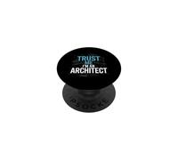 C'est drôle, Croyez-Moi, Je suis Un architecte Qui Dit Typographie PopSockets PopGrip Adhésif