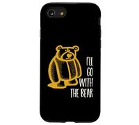 C'est drôle de Choisir Un Ours Qui Dit Que j'irai avec l'ours Coque pour iPhone SE (2020) / 7/8