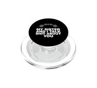 C'est drôle de dire à ma sœur et de Parler de toi PopSockets PopGrip pour MagSafe