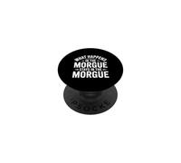 C'est drôle de dire ce Qui se Passe à la Morgue PopSockets PopGrip Adhésif