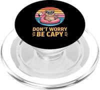 C'est drôle de dire « Ne Vous inquiétez Pas, Soyez Capy Capybara » PopSockets PopGrip pour MagSafe