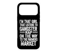 C'est drôle de dire Que Cette Fille Qui écoute Gangster Coque pour iPhone 17 Pro Max
