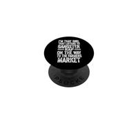 C'est drôle de dire Que Cette Fille Qui écoute Gangster PopSockets PopGrip Adhésif