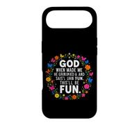 C'est drôle de dire Que Dieu Quand on l'a Fait Sourire et qu'il a Dit Que c'était Amusant Coque pour iPhone Air